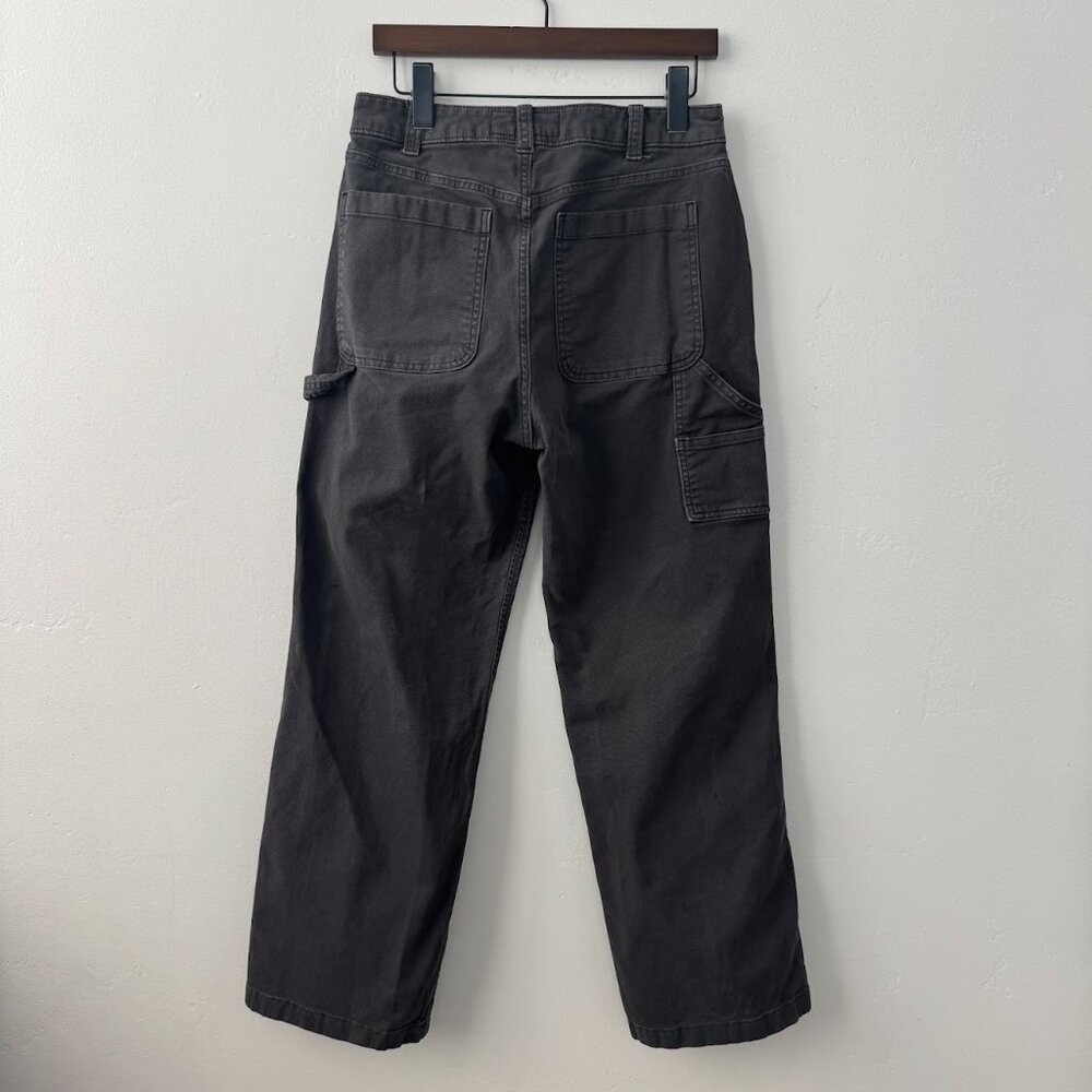 Abercrombie & Fitch Baggy Carpenter Pants Workwear Utility Black Men’s - Picture 5 of 12